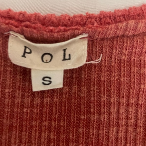 NWOT POL Studs Detail Tunic/ Tank Dress with High-Low Raw Hem. Size Small - Picture 6 of 6